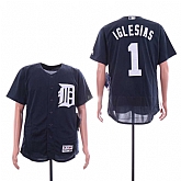 Tigers 1 Jose Iglesias Navy Flexbase Jersey Sguo,baseball caps,new era cap wholesale,wholesale hats